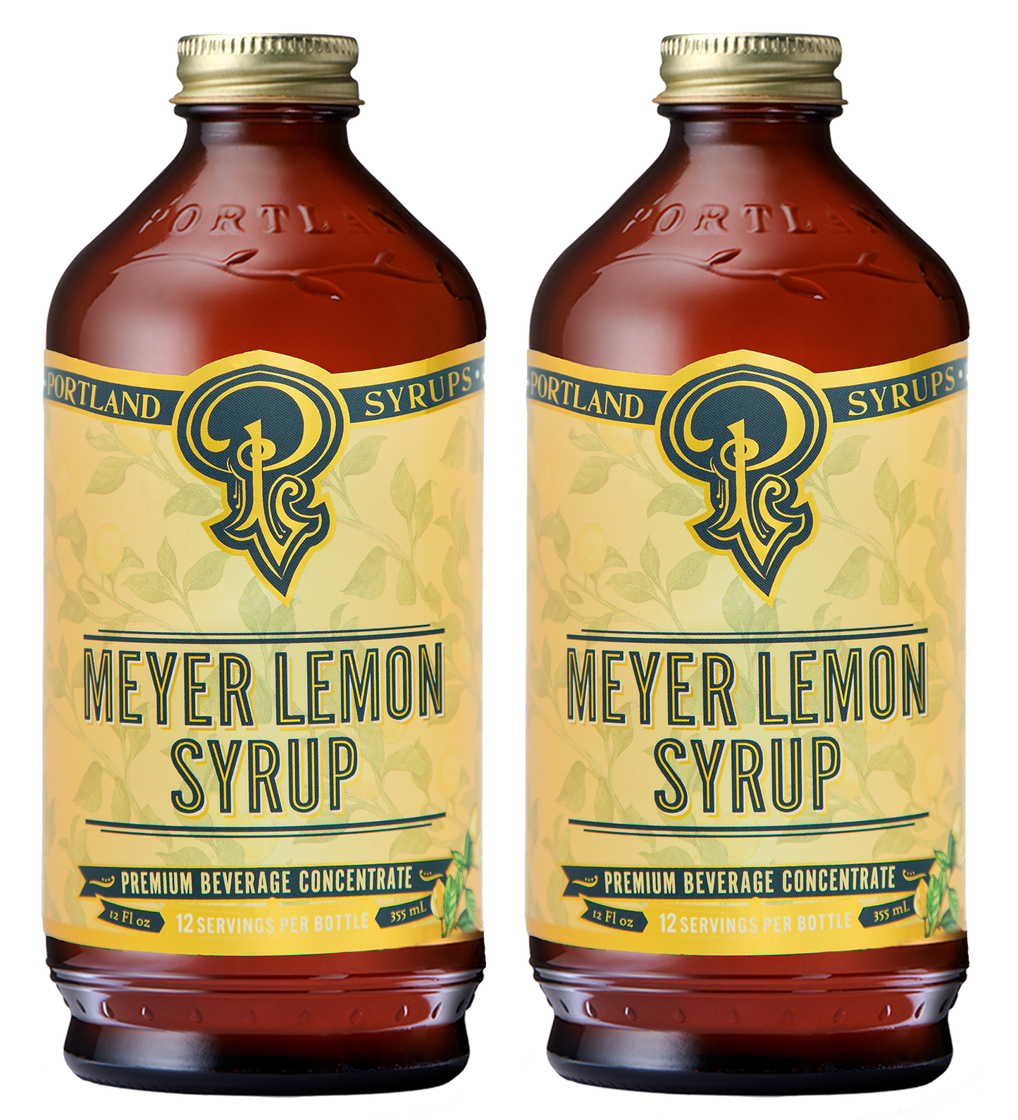 Meyer Lemon Syrup two-pack
