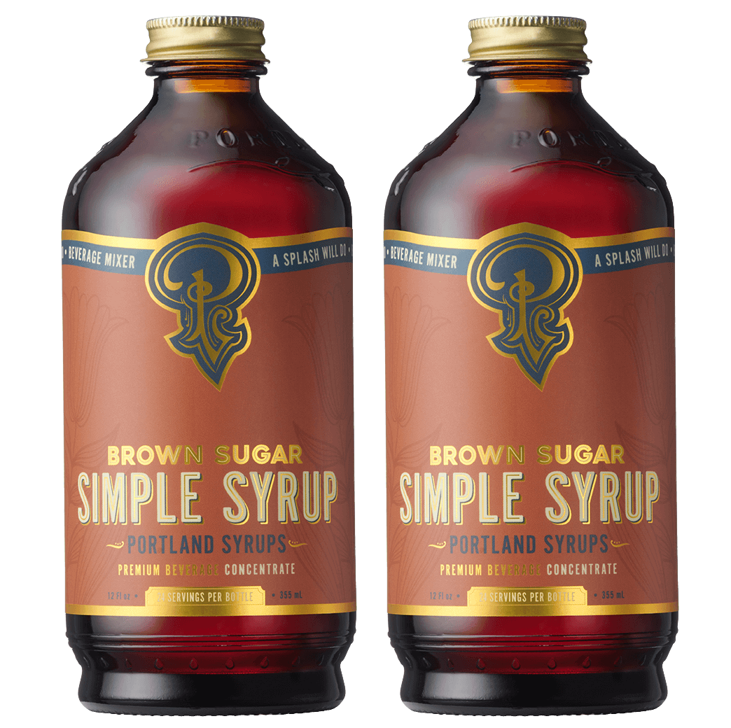 Brown Sugar Simple Syrup two-pack