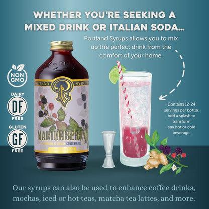 Marionberry Syrup two-pack