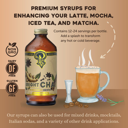 Bright Chai Syrup two-pack