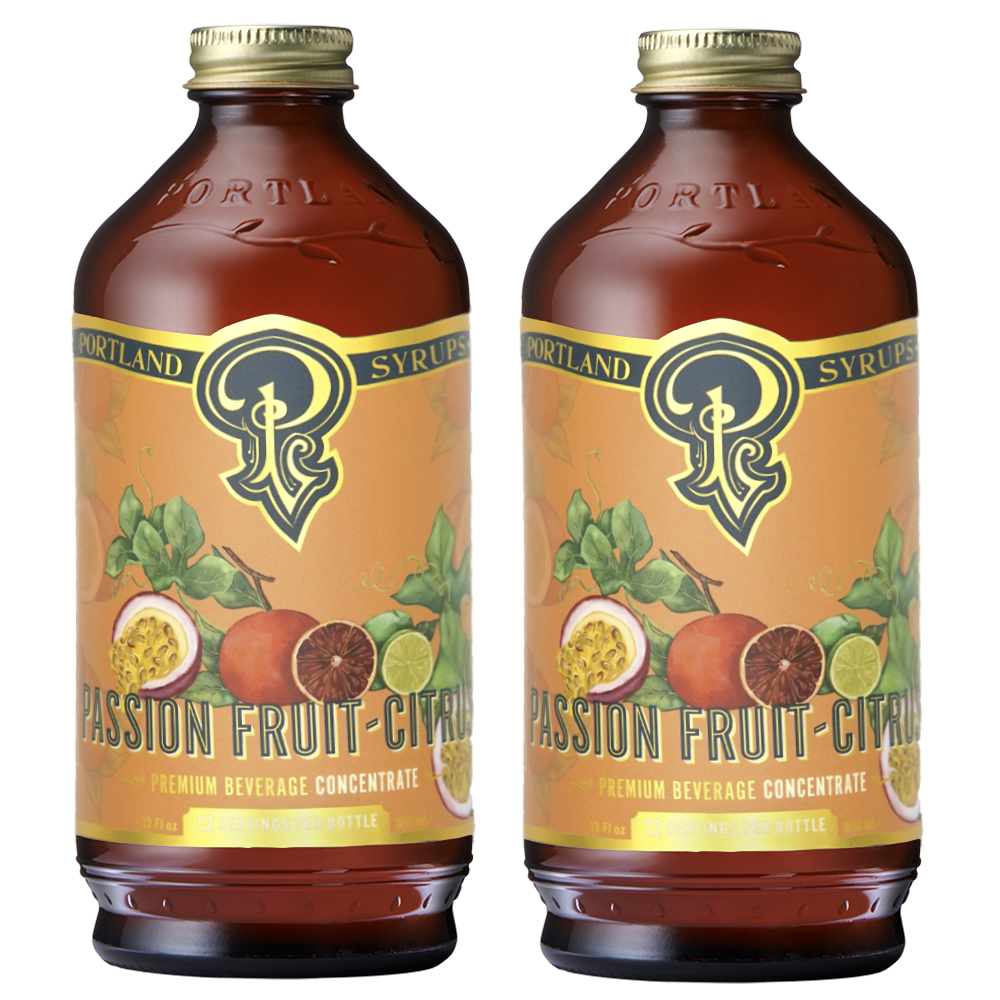 Passion Fruit Citrus Syrup two-pack