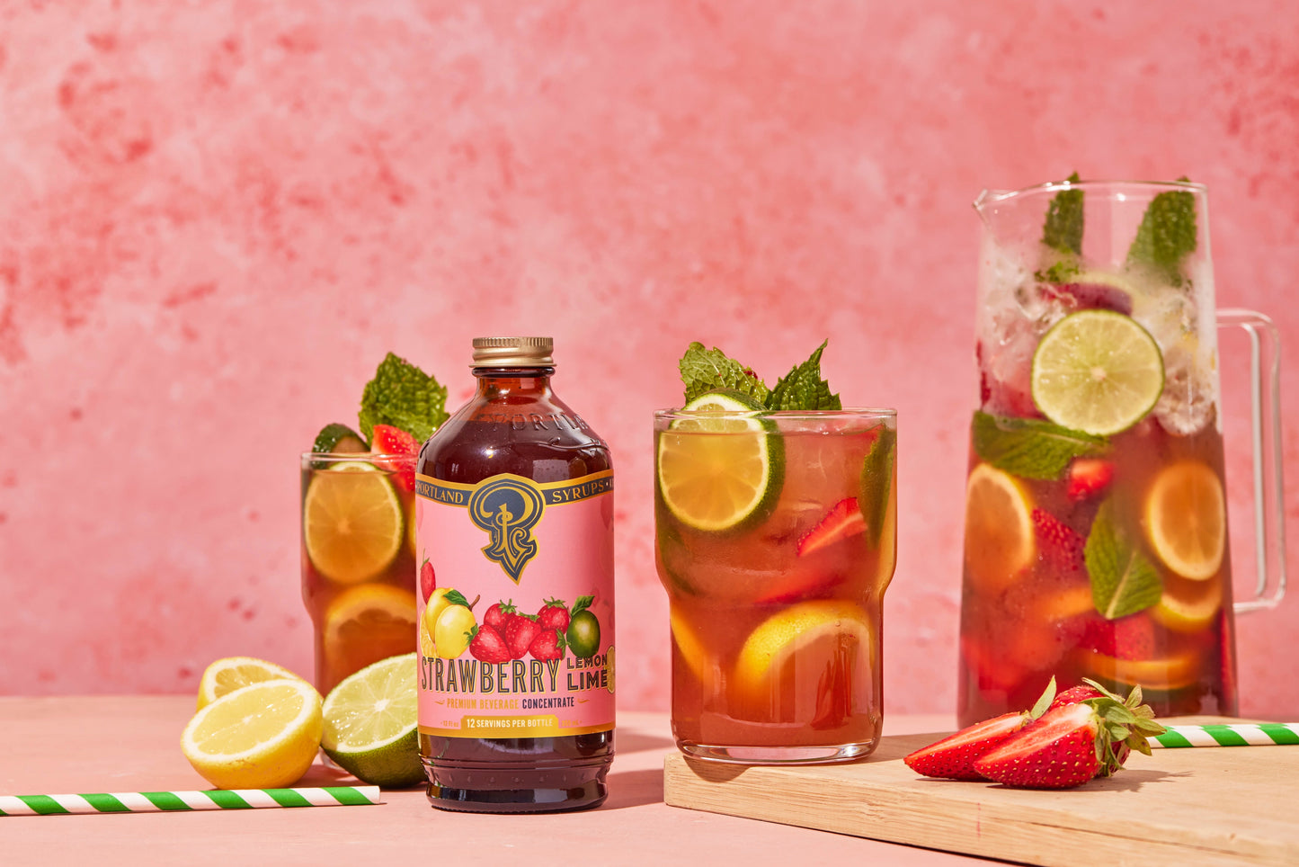 Strawberry Lemon-Lime Syrup