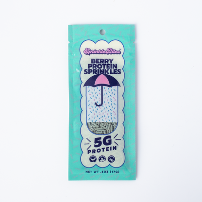 Berry SprinkleBites™ (10-Pack) | Berry Protein Sprinkles, Naturally Colored, Plant-Based, Sugar-Free