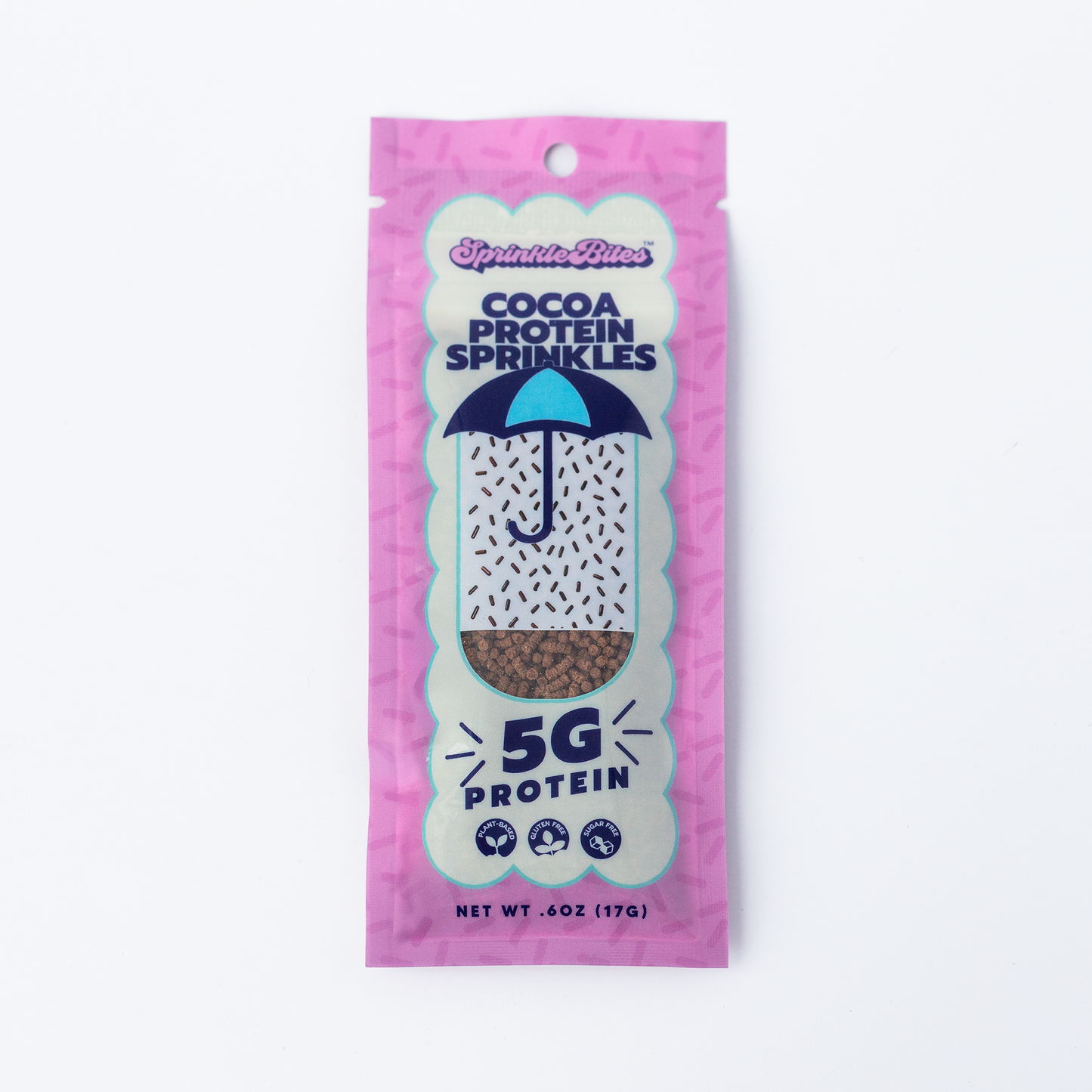 Cocoa SprinkleBites™ (10-Pack) | Chocolate Protein Sprinkles, Plant-Based, Sugar-Free