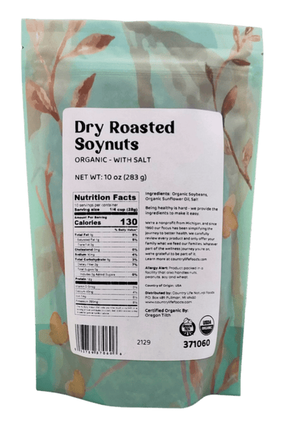 Soynuts, Dry Roasted, Organic, Low Salt
