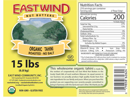 Organic Tahini- 2 ingredients