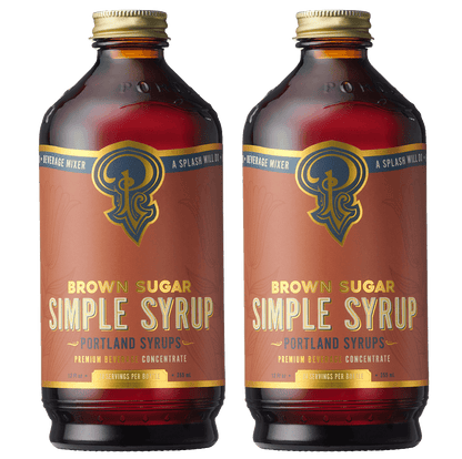 Brown Sugar Simple Syrup two-pack