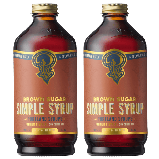 Brown Sugar Simple Syrup two-pack