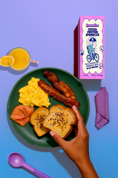 Cocoa SprinkleBites™ (10-Pack) | Chocolate Protein Sprinkles, Plant-Based, Sugar-Free