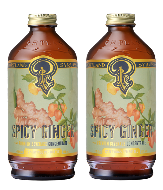 Spicy Ginger Syrup two-pack